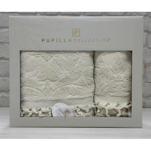 Набор полотенец Pupilla ELIZ хлопок (2 шт) (50*90,70*140) бежевый