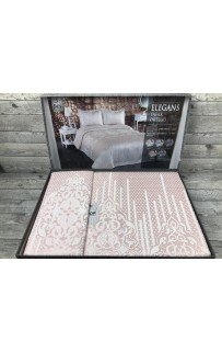 Покрывало EFOR с наволочками Elegans (240*260) пудровый