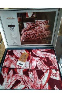 КПБ Istanbul Home Pamuk Satin Serios (VOSSE RED) евро