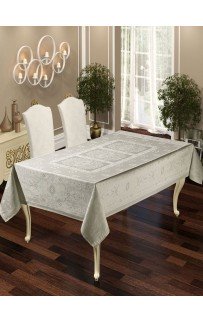 Скатерть EFOR MISTY 160*220 прямоугольная пудровый Скатерть EFOR MISTY 160*220 прямоугольная пудровый