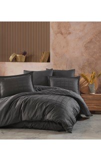 КПБ Efor Satin Gizgili (MARSELA ANTRASIT) евро