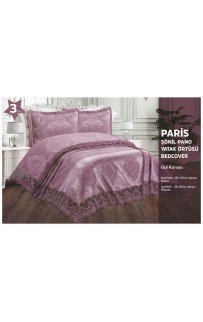 Покрывало EFOR с наволочками PARIS (265*275) сухая роза GUL KURUSU