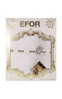 Скатерть EFOR 160x300 KDK белый BEYAZ