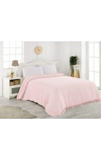 Покрывало EFOR пике 220X240 светло-розовый PEMBE