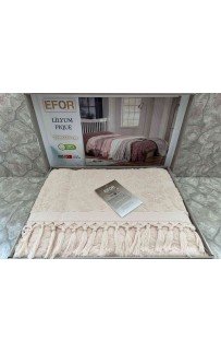 Покрывало EFOR LILYUM махровое (200*220) персиковый SOMON