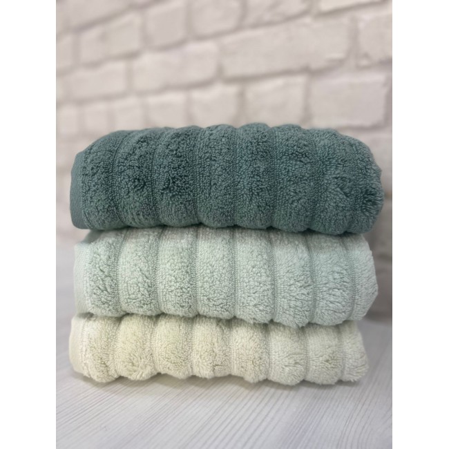 Полотенце EFOR TRACY (50*90) 3 шт зелёный YESIL