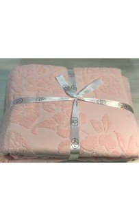 Покрывало LUZZ KELEBEK 180*220 хлопок розовый