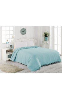 Покрывало EFOR пике 220X240 голубой A.MAVI Покрывало EFOR пике 220X240 голубой A.MAVI