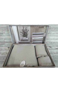 Набор полотенец Pupilla BERNINI хлопок (3 шт) (40*60,50*90,70*140) лиловый