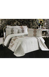 Покрывало EFOR гобеленовое двухстороннее LINDA (250*260) кофейный KAHVE