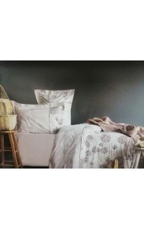 КПБ Pupilla (MARSILYA сиреневый) евро + плед