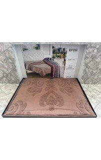 Покрывало EFOR AMORE махровое (220*240) кофейный KAHVE
