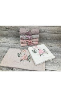 Полотенце EFOR ELIT 6 шт хлопок (70*140) модель сакура