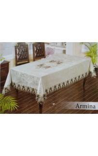 Скатерть EFOR ARMINA 160*220 прямоугольная серый