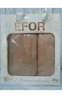 Набор полотенец EFOR из 2х пр. (50*90,70*140) бамбук РАСПРОДАЖА