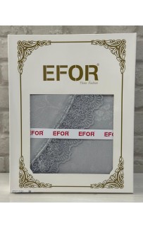 Скатерть EFOR 160xQ КРУГ KDK серый GRI
