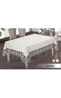 Скатерть EFOR ANNA GARDENYA 160*220 прямоугольная кремовый KREM