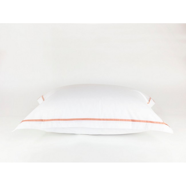 Наволочки "НОБИЛИС" белый с розовой узкой отделкой 50x70 (2шт), GERMAN GRASS Наволочки "НОБИЛИС" белый с розовой узкой отделкой 50x70 (2шт), GERMAN GRASS