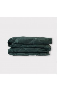Дорожный плед-пончо пуховый Travel Cape Plaid Grass DARK GREEN 130х170