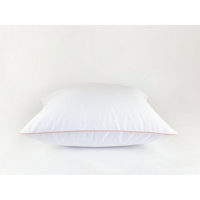 Наволочки "НОБИЛИС" белый с розовым кантом 70x70 (2шт), GERMAN GRASS