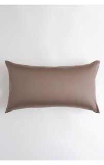 Наволочки тенсель "БРИЛЛИАНТ" коричневый 50x90 (2шт), GERMAN GRASS