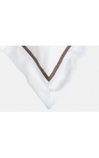 Наволочки с узкой отделкой "АЛЛЮР" альпийский молочный шоколад 70x70 (2шт), GERMAN GRASS