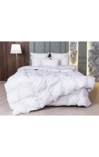 FD-1210 Подушка пуховая "ВЕЙТ" высокая в хлопковом сатине, средняя 50x70, GERMAN GRASS