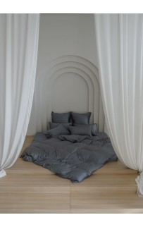 Простыня на резинке Grey Brilliant Grass 200х200х40