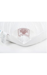 Подушка пуховая "РОЯЛ" в супертонком хлопковом мако-батисте, средняя 33x45, GERMAN GRASS