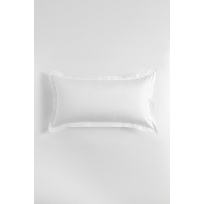 Наволочки "ПАЛЛАДА" белый жаккард. Узор «Квадро» 50x90 (2шт), GERMAN GRASS