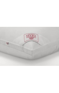 FD-1210 Подушка пуховая "ВЕЙТ" высокая в хлопковом сатине, средняя 50x70, GERMAN GRASS