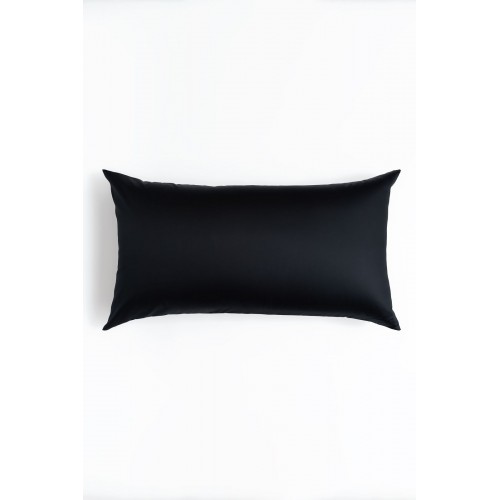 Наволочки тенсель "БРИЛЛИАНТ" черный 50x90 (2шт), GERMAN GRASS