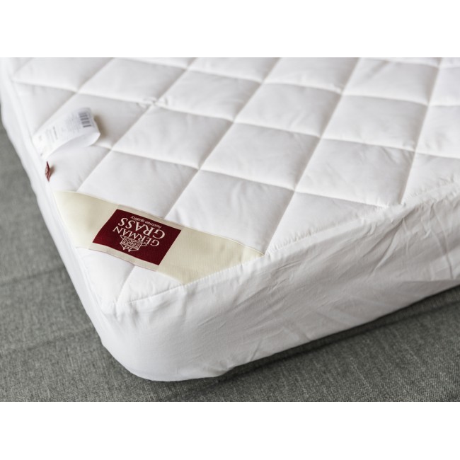 Наматрасник MATTRESS COTTONWASH GRASS легкий с юбкой 90х200х40