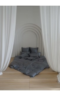 Простыня на резинке Grey Brilliant Grass 180х200х40