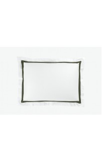 Наволочки с широкой отделкой "АЛЛЮР" альпийский хвойный зеленый 50x70 (2шт)