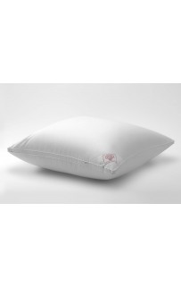 FD-1222 Подушка пуховая "ВЕЙТ" высокая трехкамерная в хлопковом сатине, упругая 70х70, GERMAN GRASS