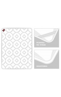 Наматрасник MATTRESS ORGANIC LINEN GRASS легкий 180х200