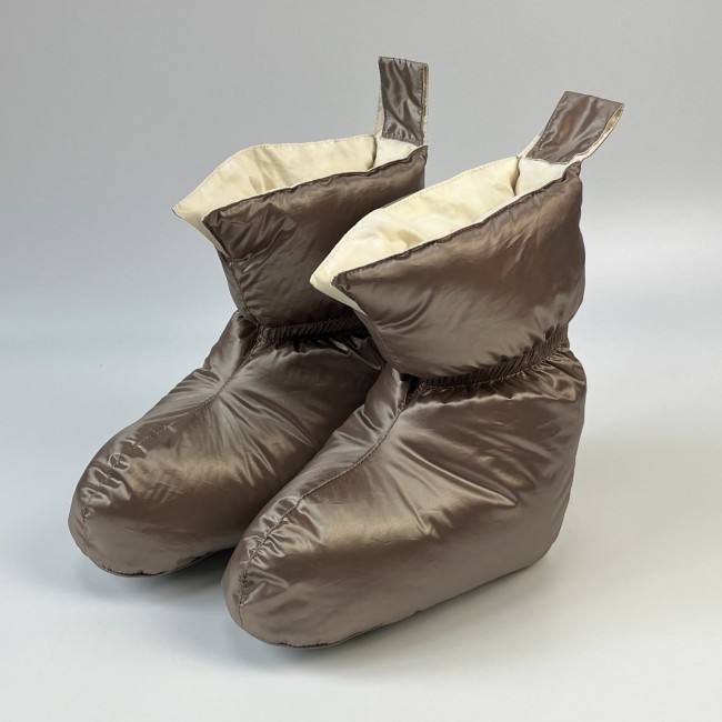 Сапожки-носочки пуховые молочный шоколад 40-45 р., GERMAN GRASS Сапожки-носочки пуховые молочный шоколад 40-45 р., GERMAN GRASS