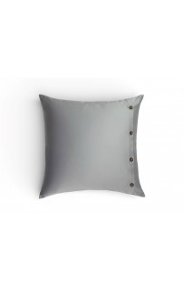 Наволочки декоративные хлопок "АЛЛЮР" пепельный серый 50x50 (2шт), GERMAN GRASS