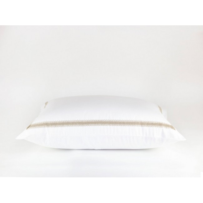 Наволочки "НОБИЛИС" белый с кружевом 50x70 (2шт), GERMAN GRASS