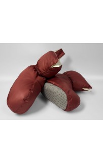 Сапожки-носочки пуховые марсала 40-45 р., GERMAN GRASS