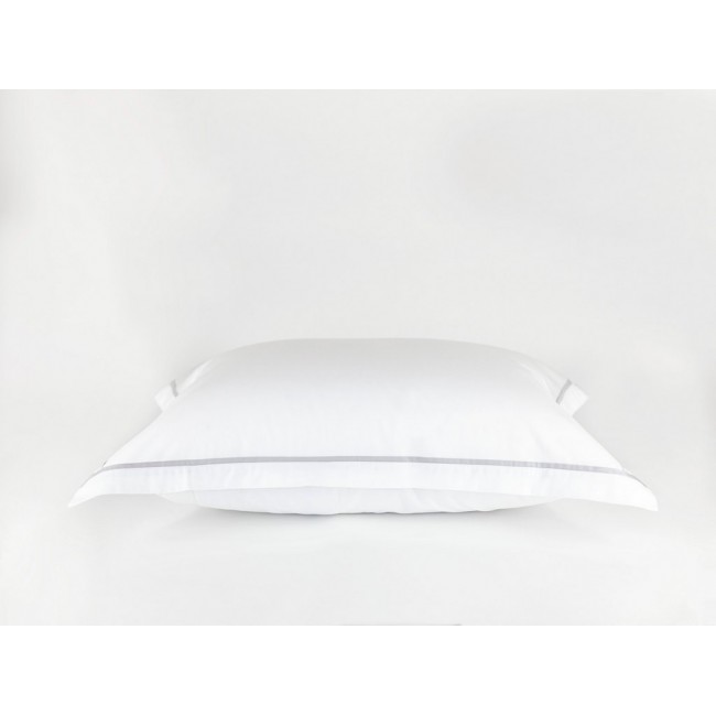 Наволочки "НОБИЛИС" белый с жемчужной узкой отделкой 50x70 (2шт), GERMAN GRASS