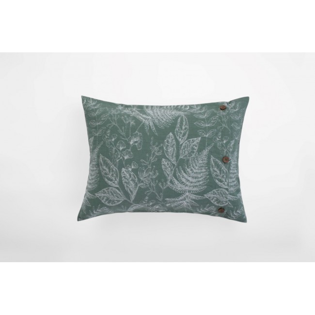 Наволочки декоративные "ПАЛЛАДА" натуральный зелёный 33x45 (2шт), GERMAN GRASS