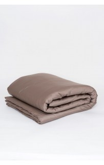 Пододеяльник тенсель "БРИЛЛИАНТ" коричневый 140x205, GERMAN GRASS