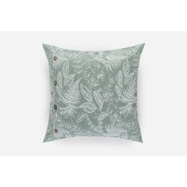 Наволочки декоративные "ПАЛЛАДА" натуральный зелёный 50x50 (2шт), GERMAN GRASS