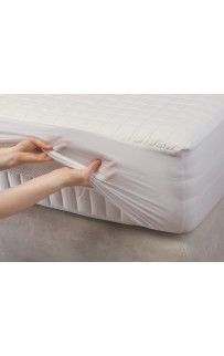 Наматрасник MATTRESS COTTON DRYSOFT GRASS непромокаемый с юбкой 140х200х40