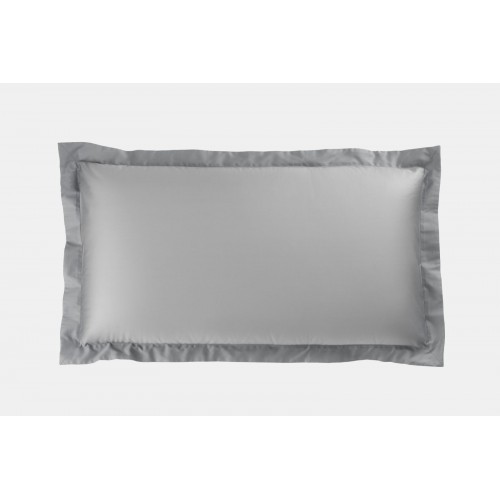 Наволочки хлопок "АЛЛЮР" пепельный серый 50x90 (2шт), GERMAN GRASS