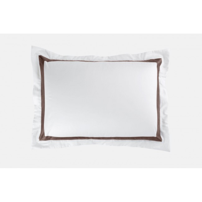 Наволочки с широкой отделкой "АЛЛЮР" альпийский молочный шоколад 50x70 (2шт), GERMAN GRASS