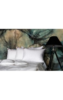 Подушка пуховая "РОЯЛ" в супертонком хлопковом мако-батисте, средняя 70x70, GERMAN GRASS