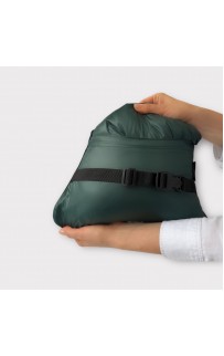 Дорожный плед-пончо пуховый Travel Cape Plaid Grass DARK GREEN 130х170